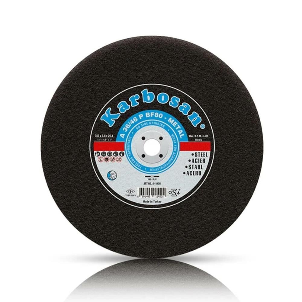 Karbosan  Metal Kesme Taşı 300X3.0X30Mm Düz 10850 resmi