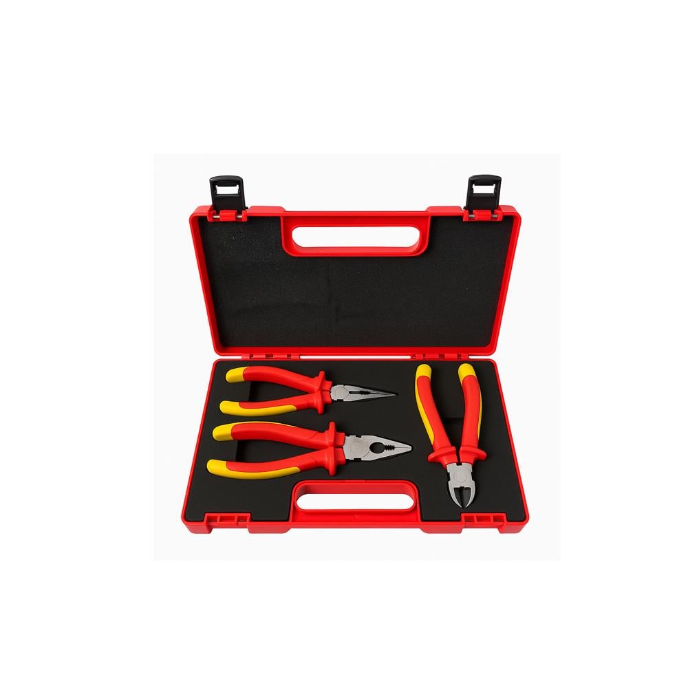 Vip-Tec 1000V İzoleli Pense Takımı 3 Parça Vt201103 resmi