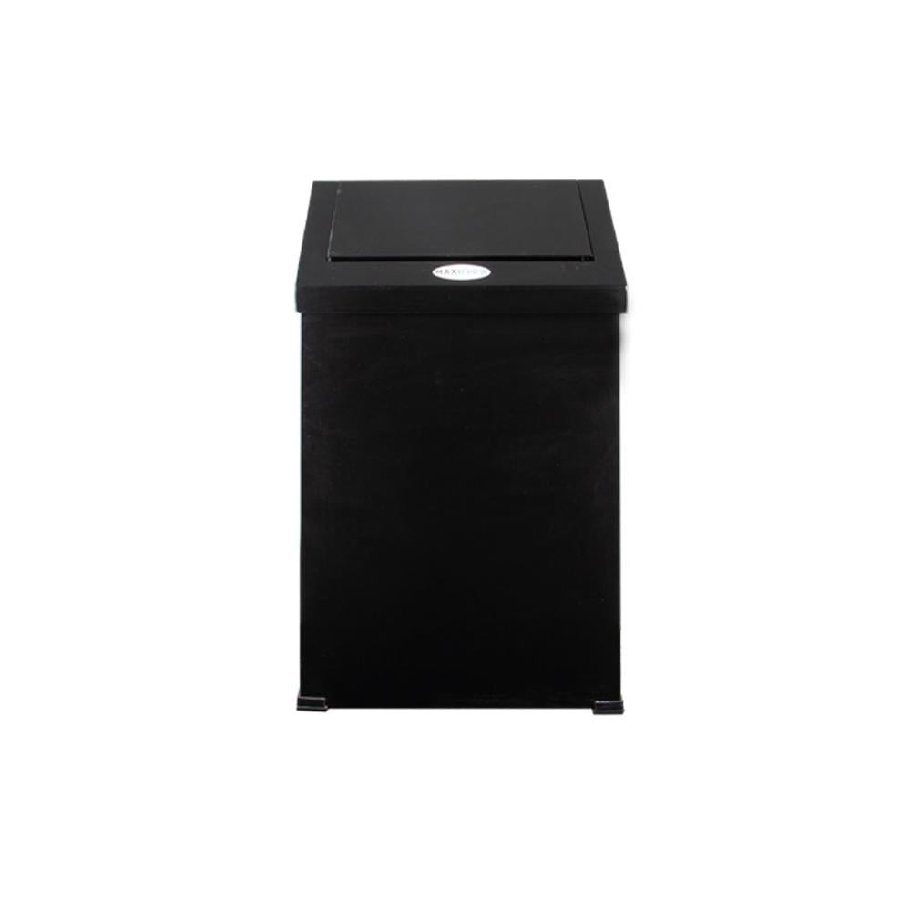 Maxiflow Sallanır Kapak Çöp Kovası 36 Lt Siyah 28706 resmi