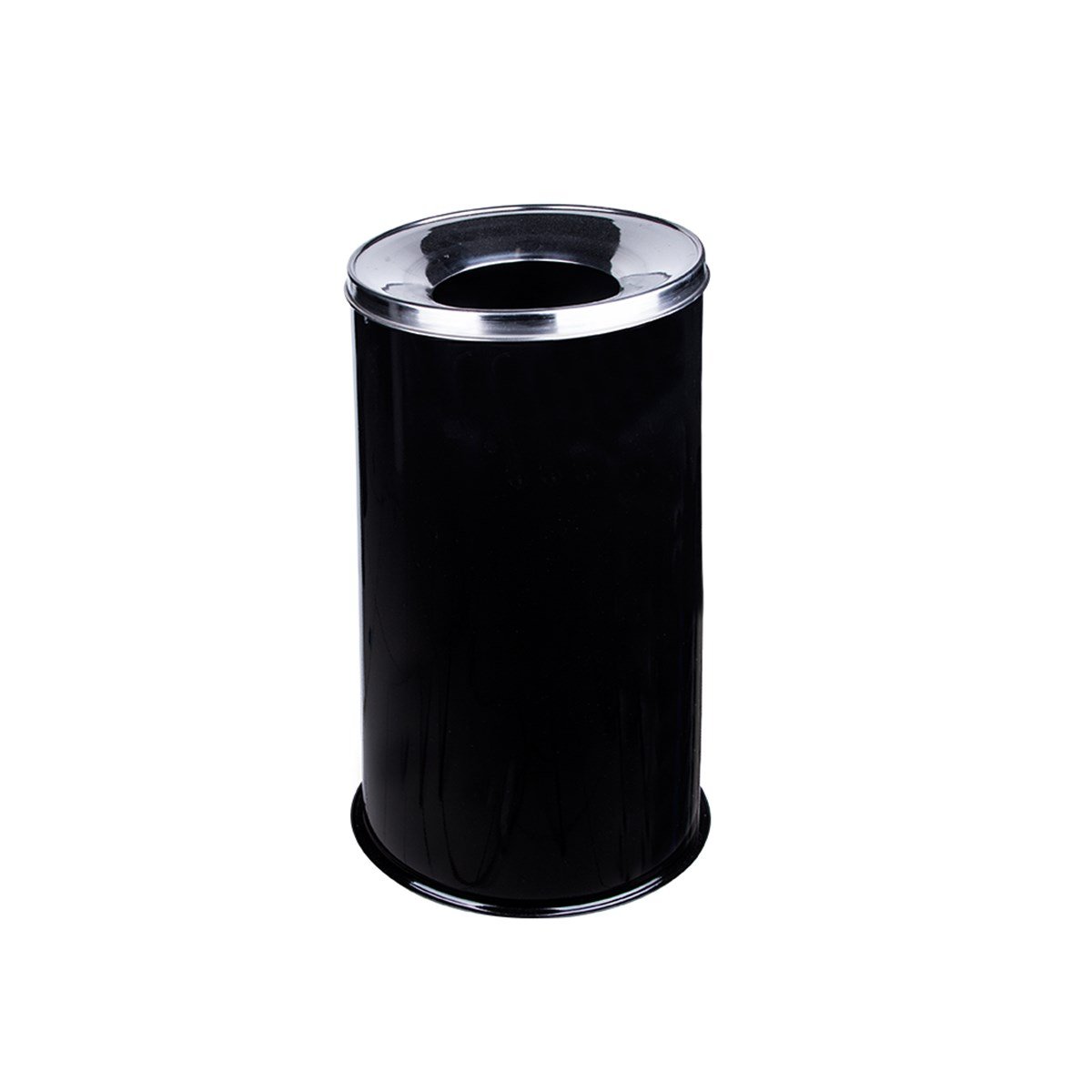 Maxiflow Düz Kapak Çöp Kovası 32Lt Siyah 28731 resmi