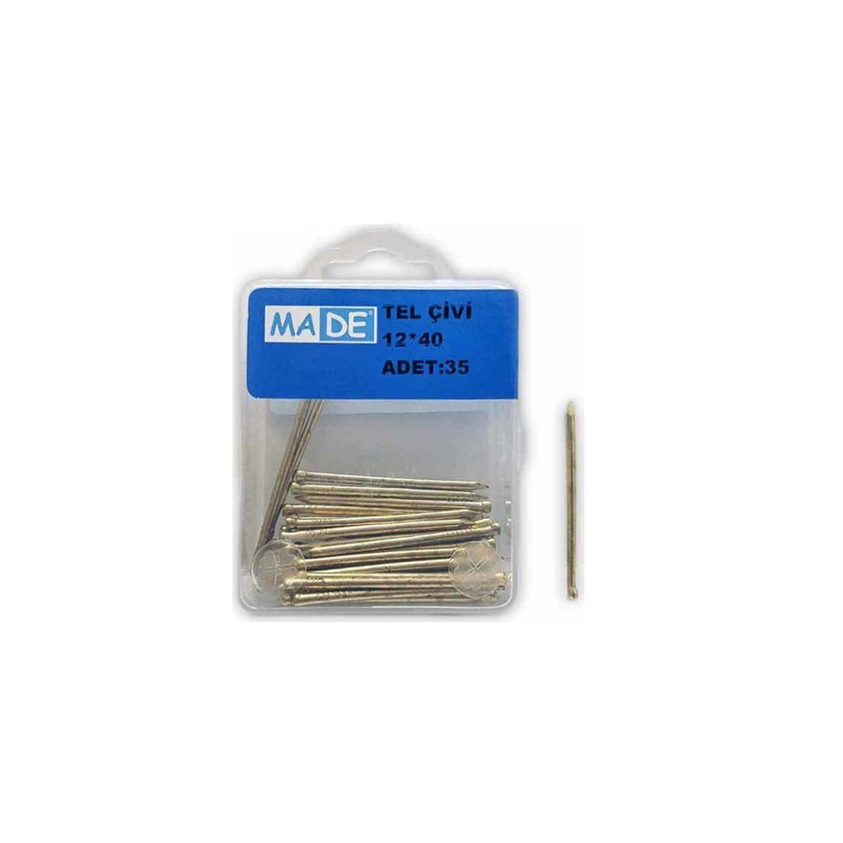 Made Tel Çivi 12X40 35'li Paket resmi