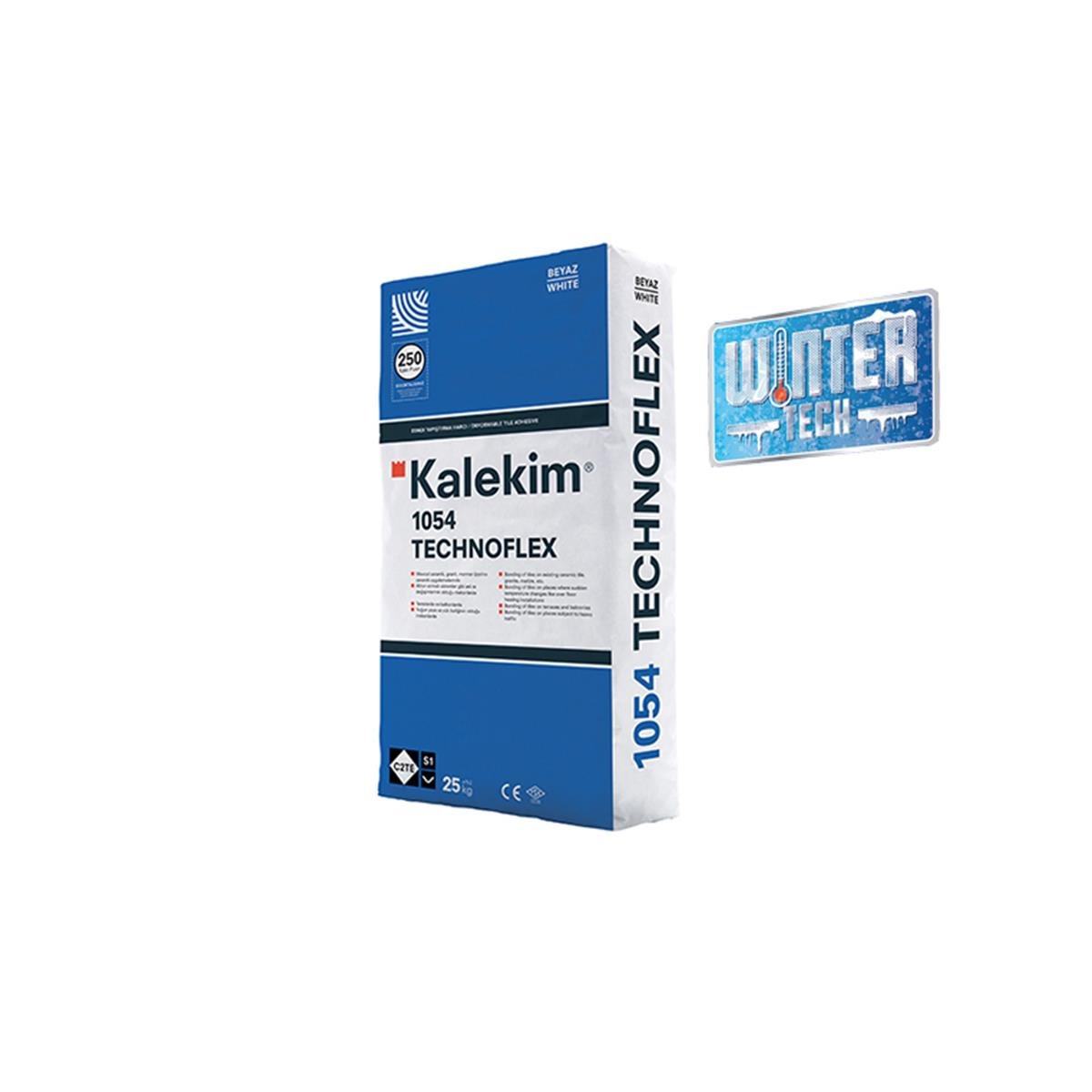 Kalekim 1054 Technoflex Seramik Yapıştırıcı Beyaz 25 kg (C2TE S1) resmi