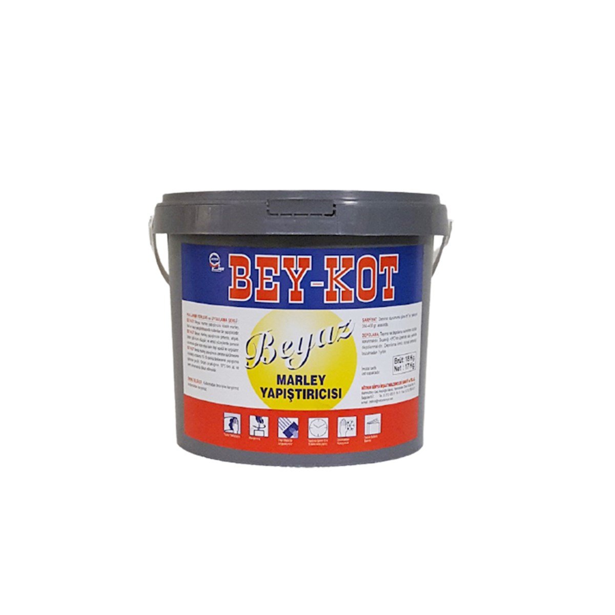 Bey-Kot Beyaz Marley Yapıştırıcı 3,5 Kg resmi