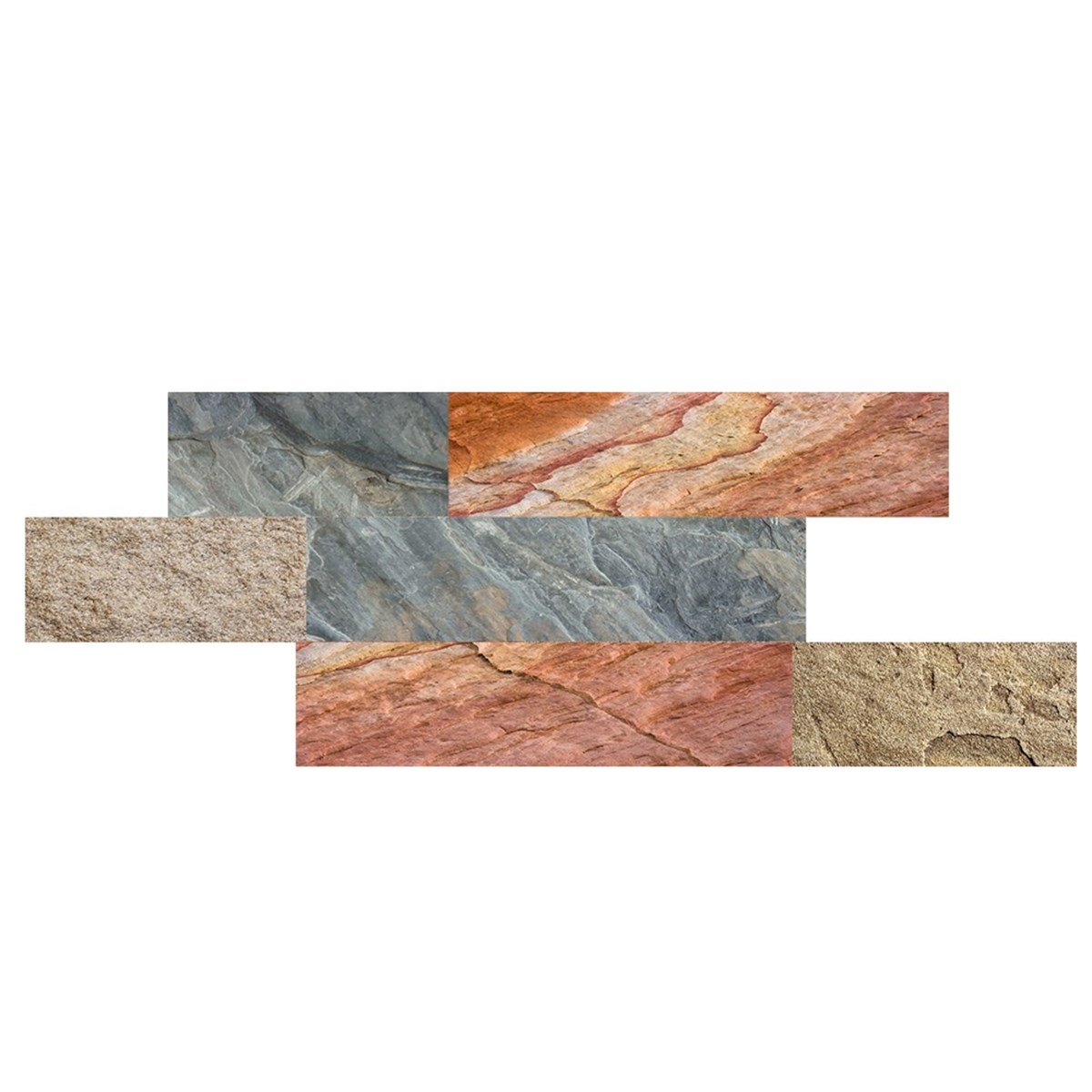 Stikwall Taş Strafor Duvar Kaplama Paneli St-11 16X100X1 Cm resmi