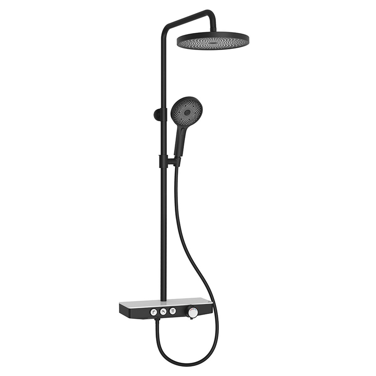 Newarc Bold Bataryalı Duş Ünitesi Siyah 910532 resmi