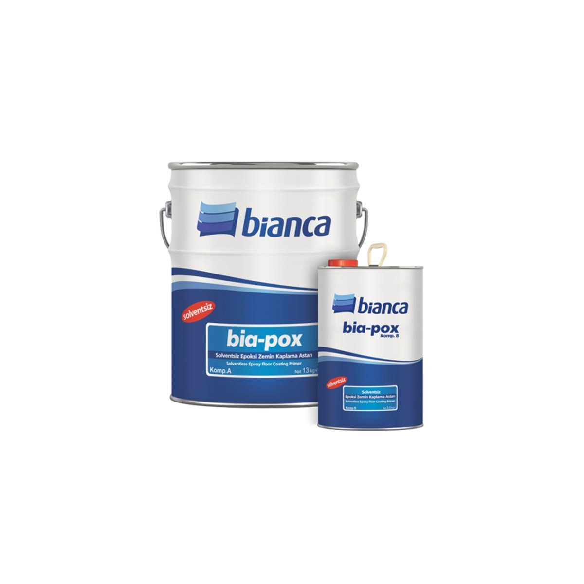 Bianca Bia-Pox Solventsiz Epoksi Zemin Kaplama Astarı 2,5 Kg resmi