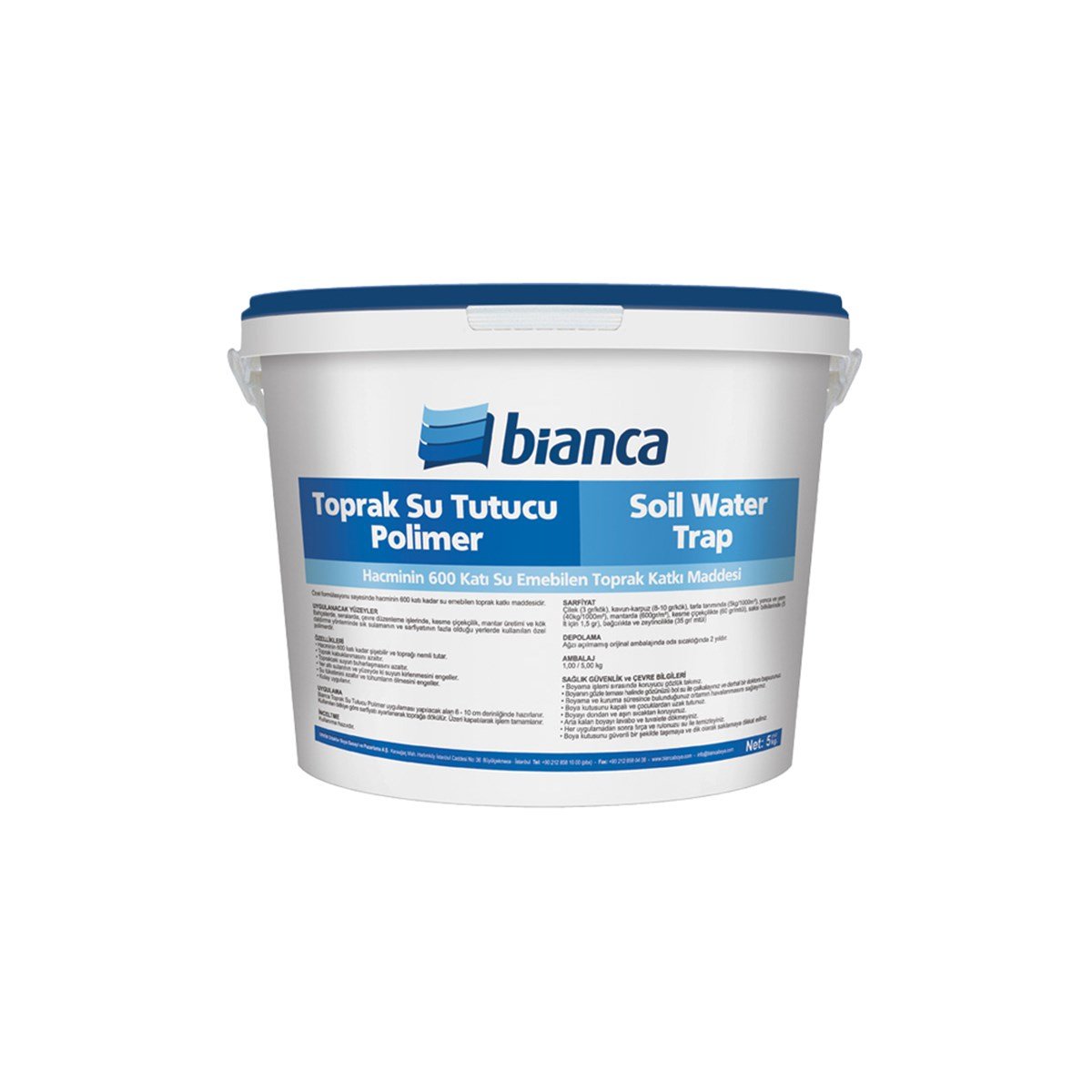 Bianca Toprak Su Tutucu Polimer (Soil Water Trap) 5 Kg resmi