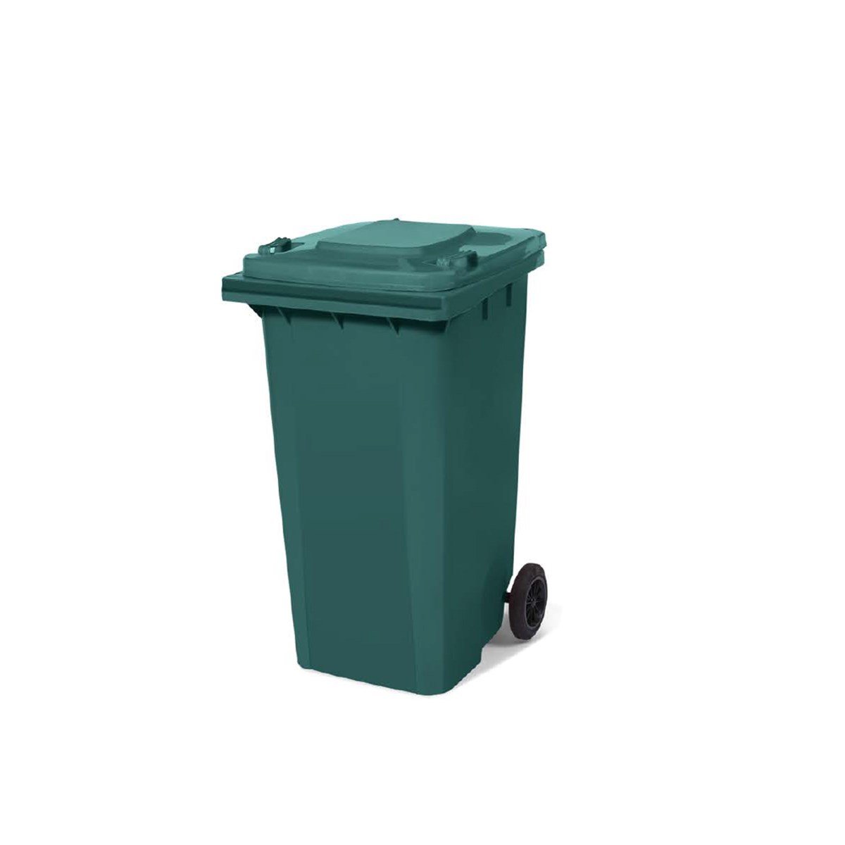 240 Lt Tekerlekli Çöp Konteyner Yeşil Ctk-3001 resmi