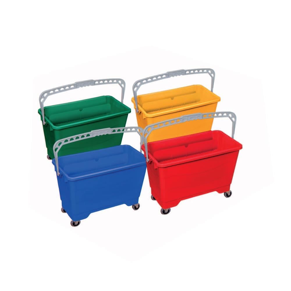 Endüstriyel Camcı Kovası Tekerlekli Sarı ECK-1002 resmi