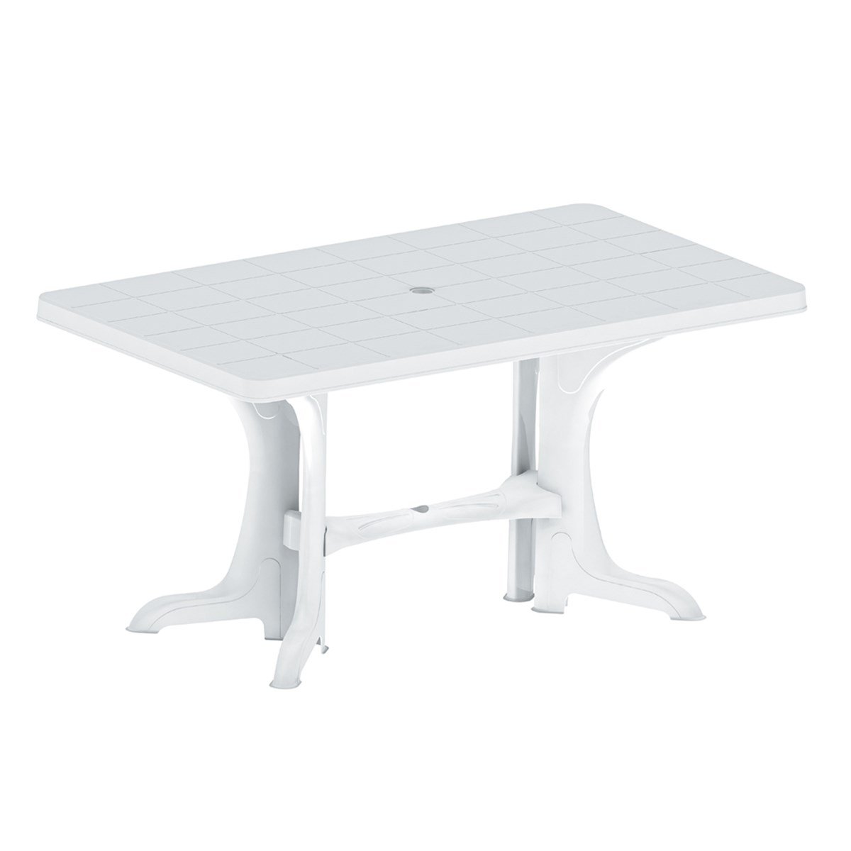 Brezza 2580 Dikdörtgen Masa 80x140 Cm Beyaz resmi