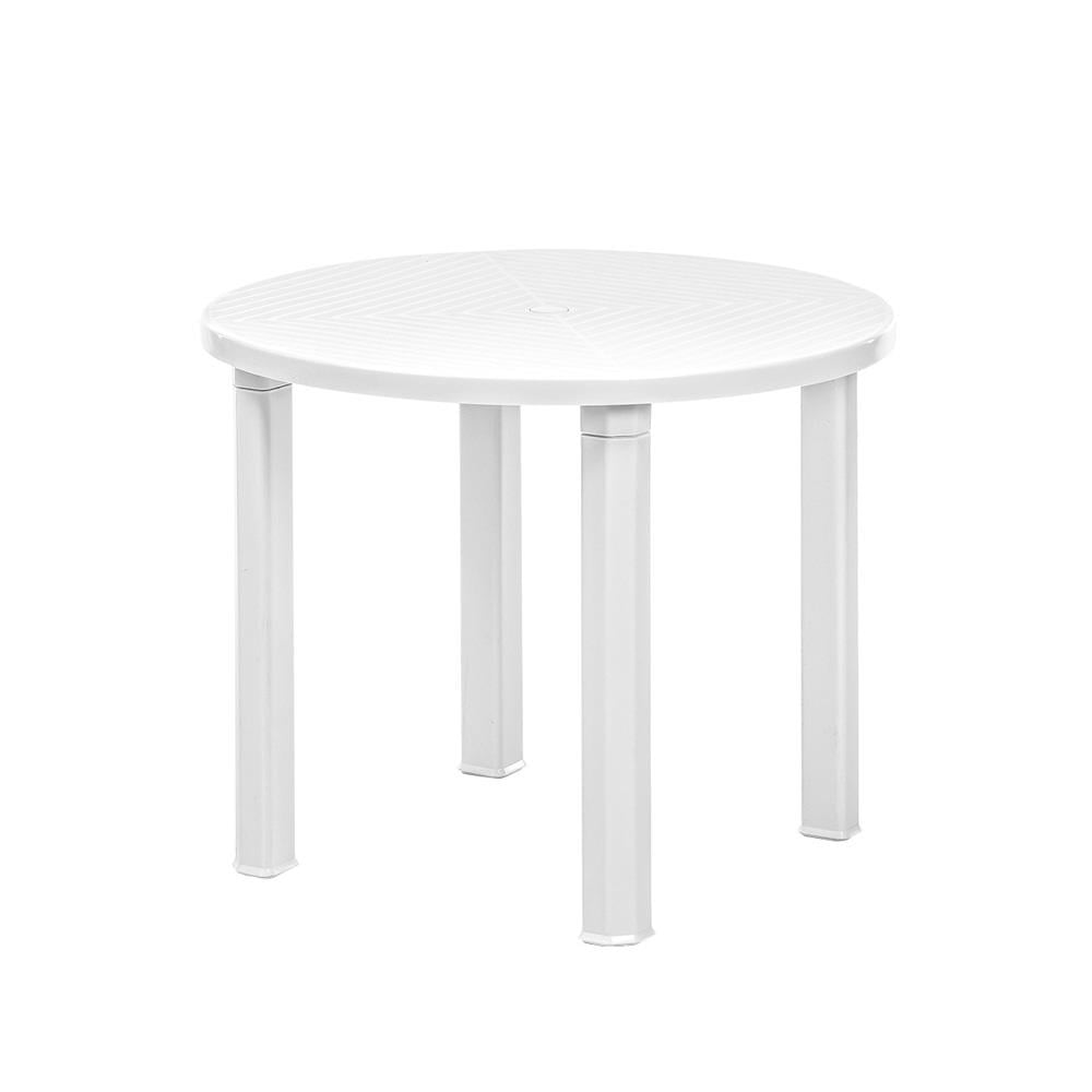 Brezza 2550 Yuvarlak Masa Ø90 Cm Beyaz resmi