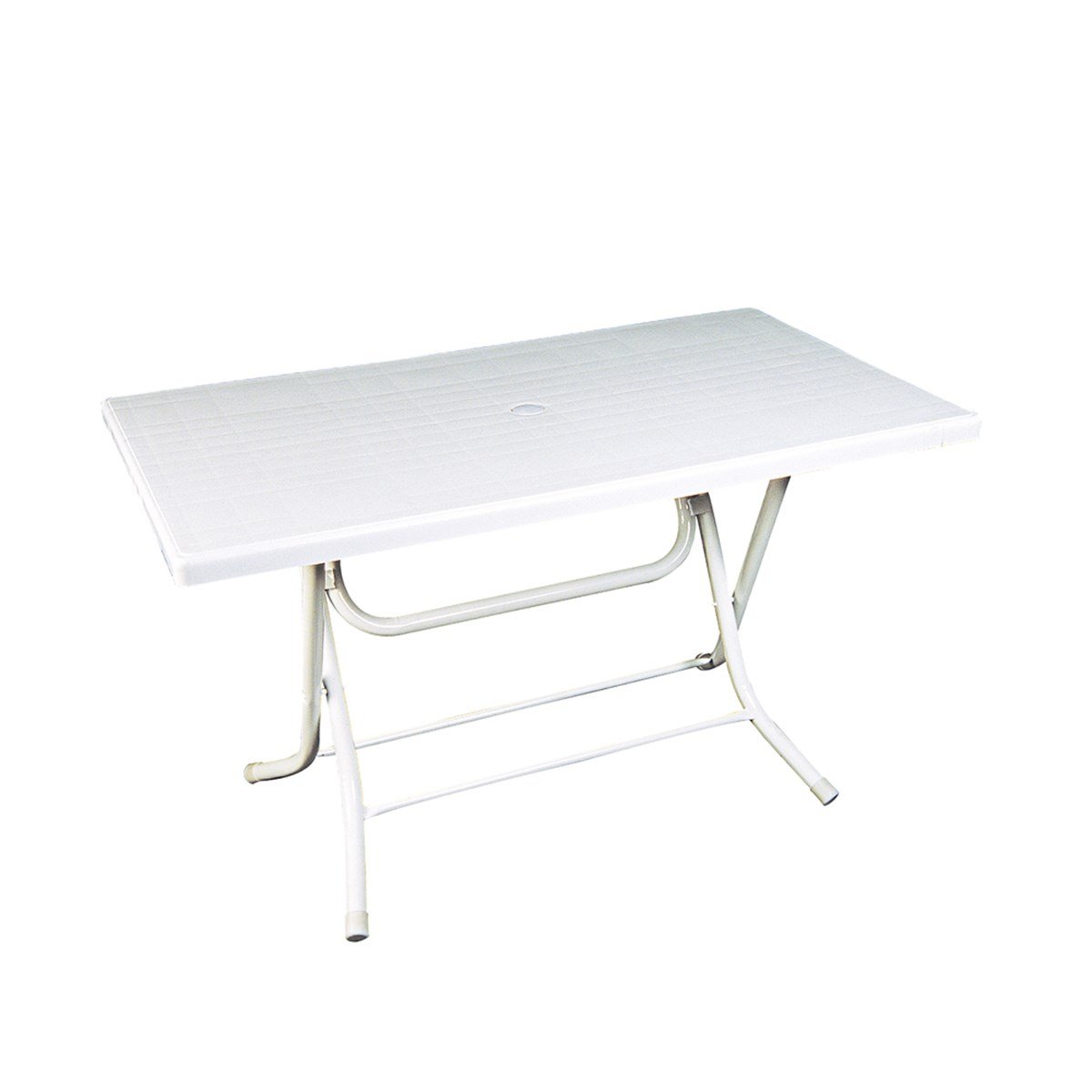 Brezza 2577 Dikdörtgen Katlanir Masa 70x120x72 Cm Beyaz resmi