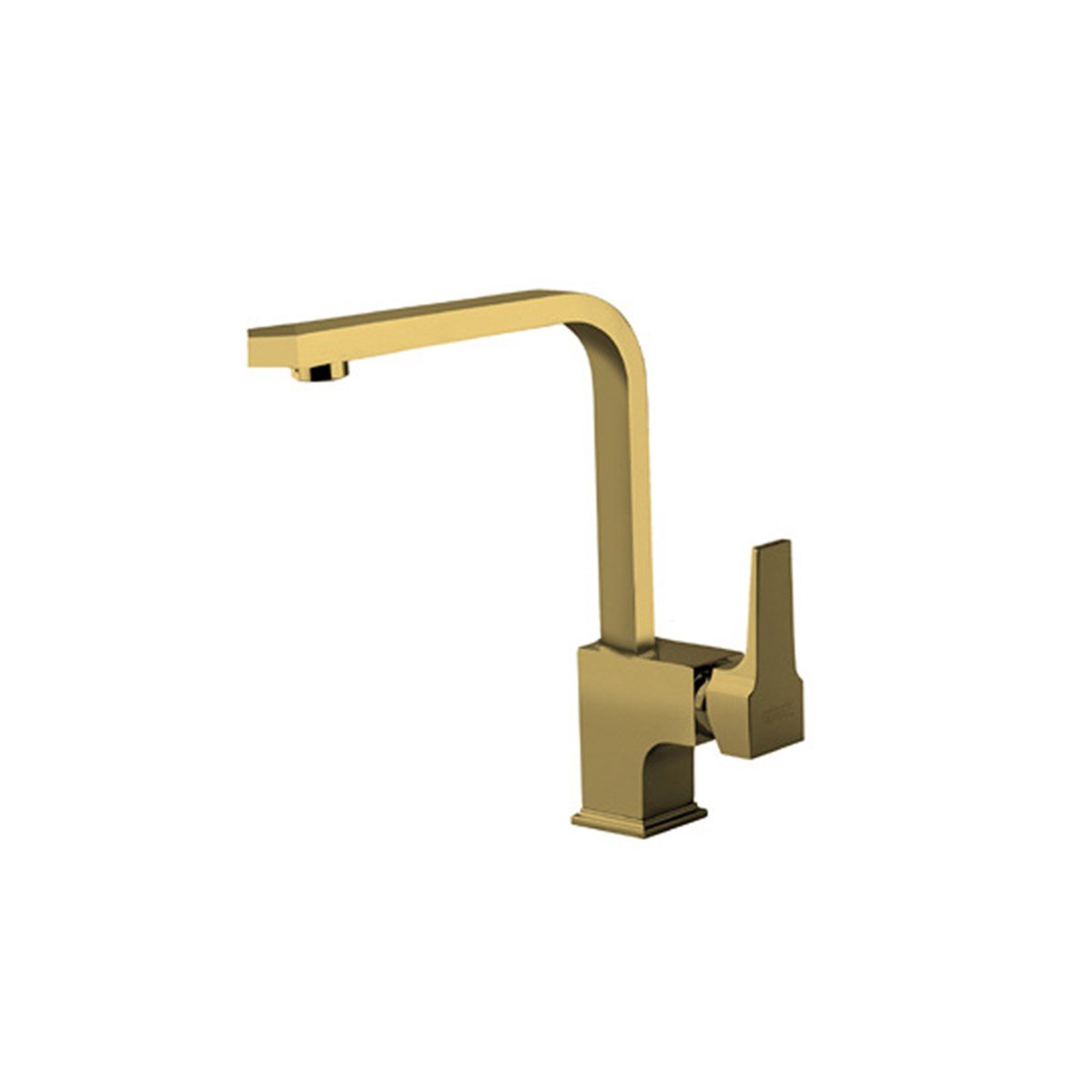 Newarc Aqua Köşe Borulu Eviye Bataryası Altın 941888L resmi