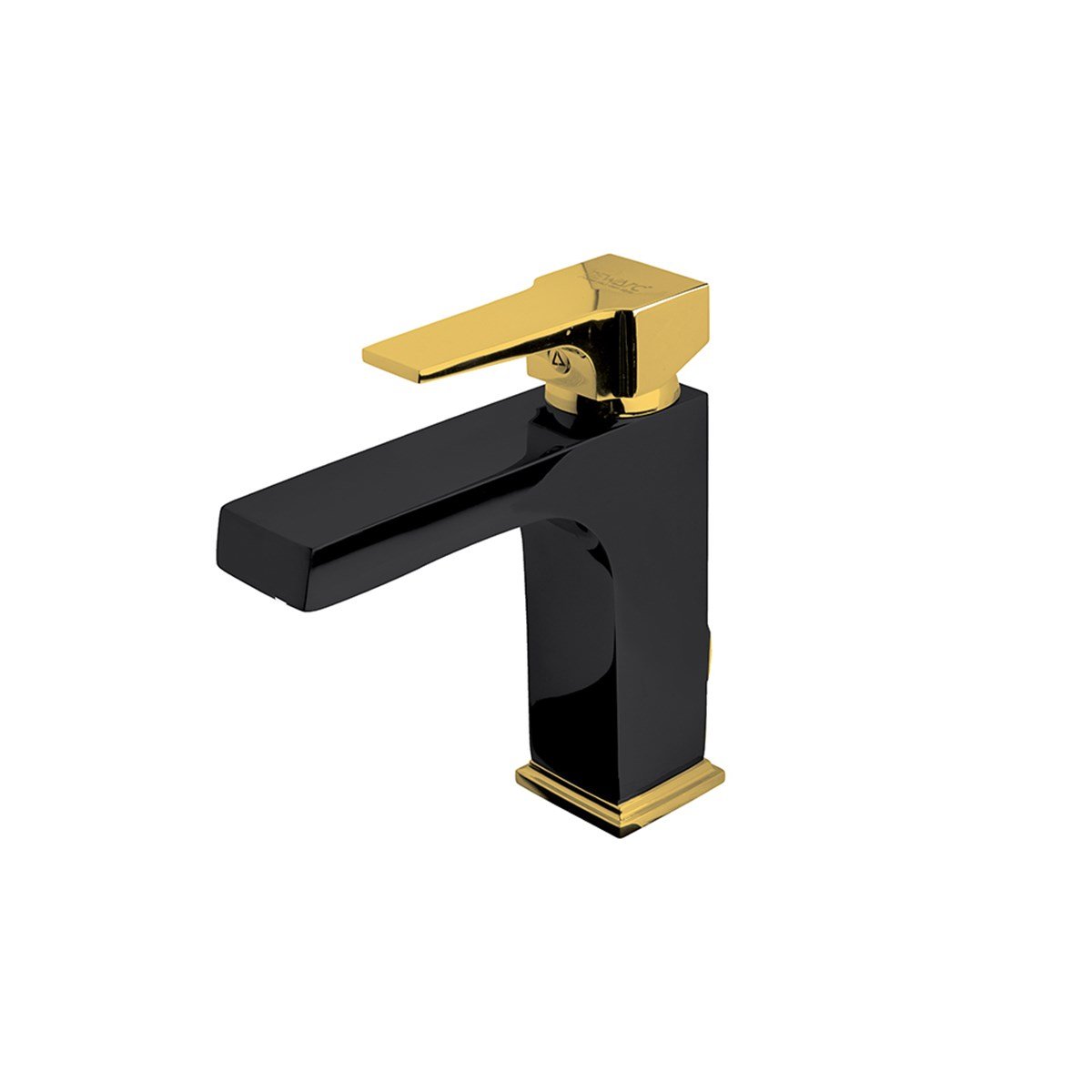 Newarc Aqua Lavabo Bataryası Siyah / Altın 941521Bg resmi