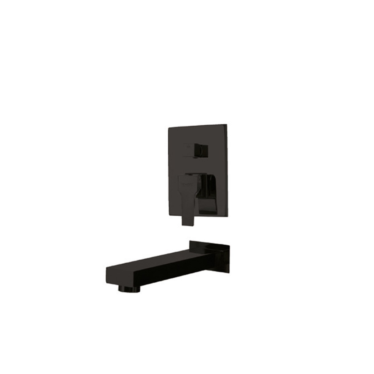 Newarc Aqua Ankastre Banyo Bataryası Valfsiz Gagalı Siyah 941111B resmi