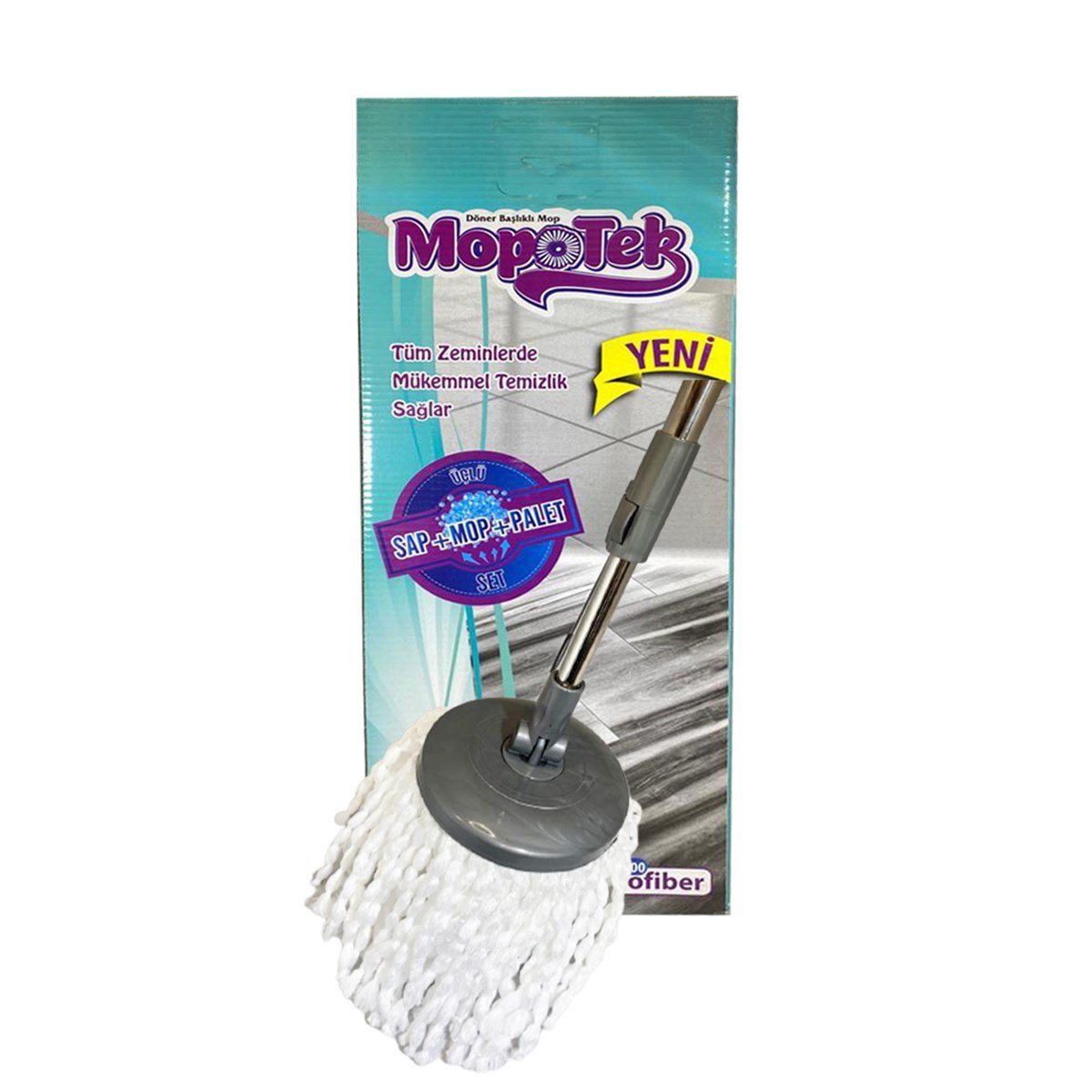 Otomatik Temizlik Seti Mop Yedeği ve Yedek Sapı NP-279 resmi