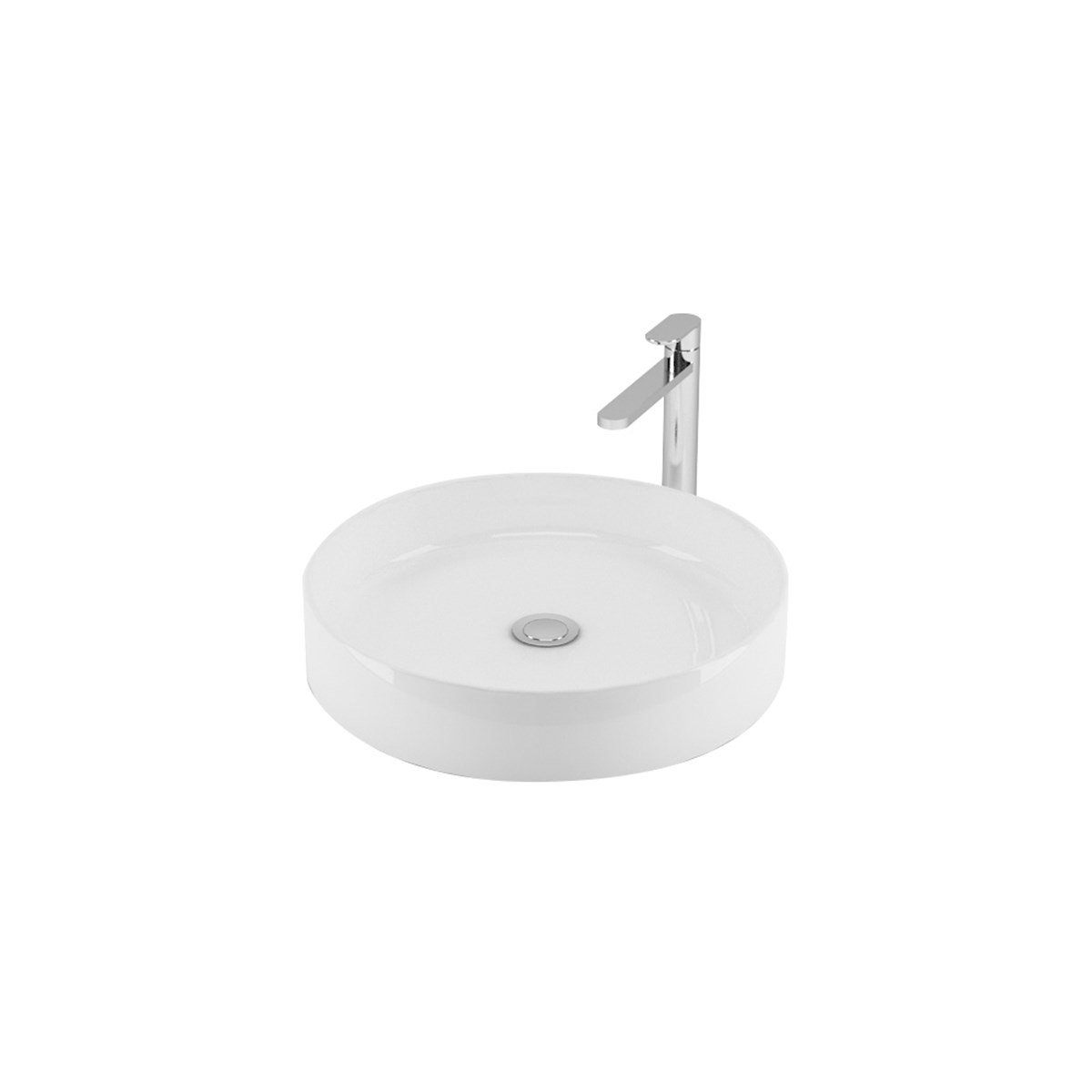 Newarc Tezgah Üstü Mittes Lavabo 44X11,5Cm Mit.L.044 resmi