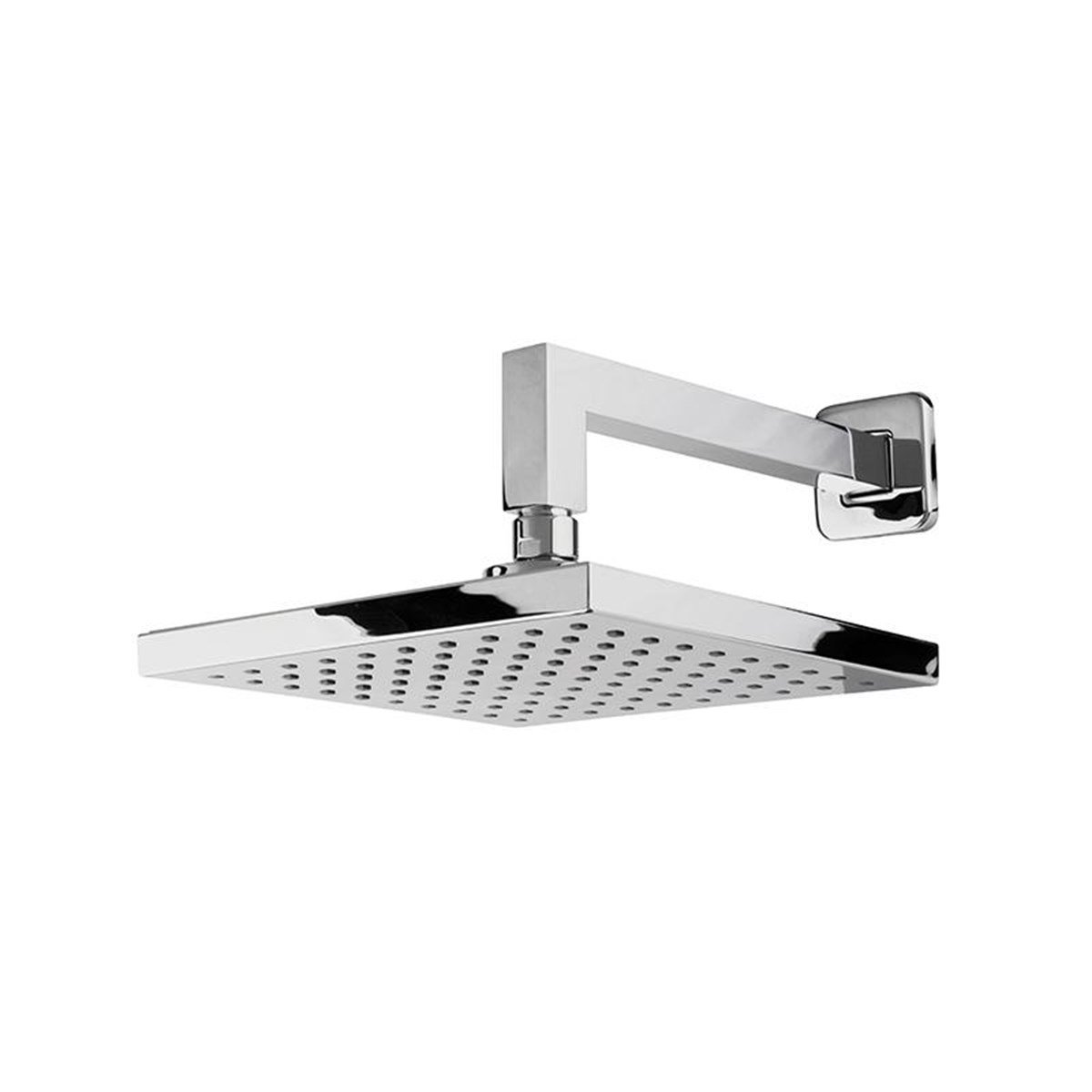 Newarc Corner Tepe Duş Başlığı Duvardan Ayarlı Krom-metal 470531 resmi