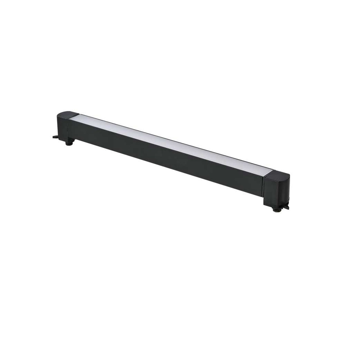 Forlife Siyah Kasa Opak Difüzörlü Ray Armatür 30W 6500K Beyaz Fl-5585 S resmi