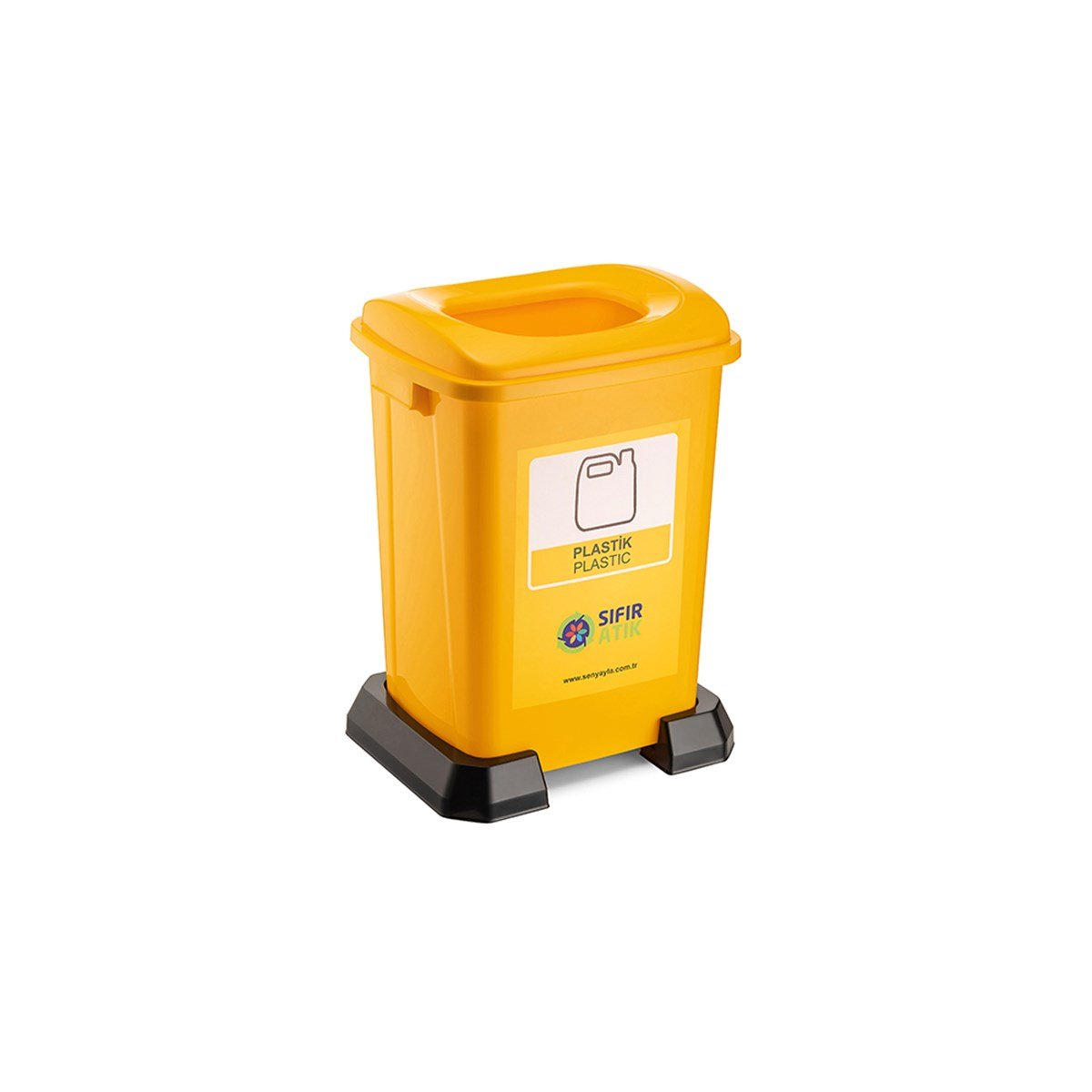 Şenyayla 4395 Sıfır Atık Geri Dönüşüm Kutusu 50Lt Plastik resmi