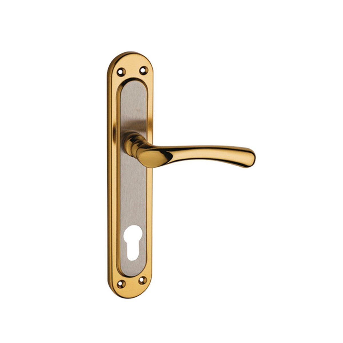 İnan As-218 Orta Kumru Sağ Kapı Kolu Yale Alb. Saten resmi