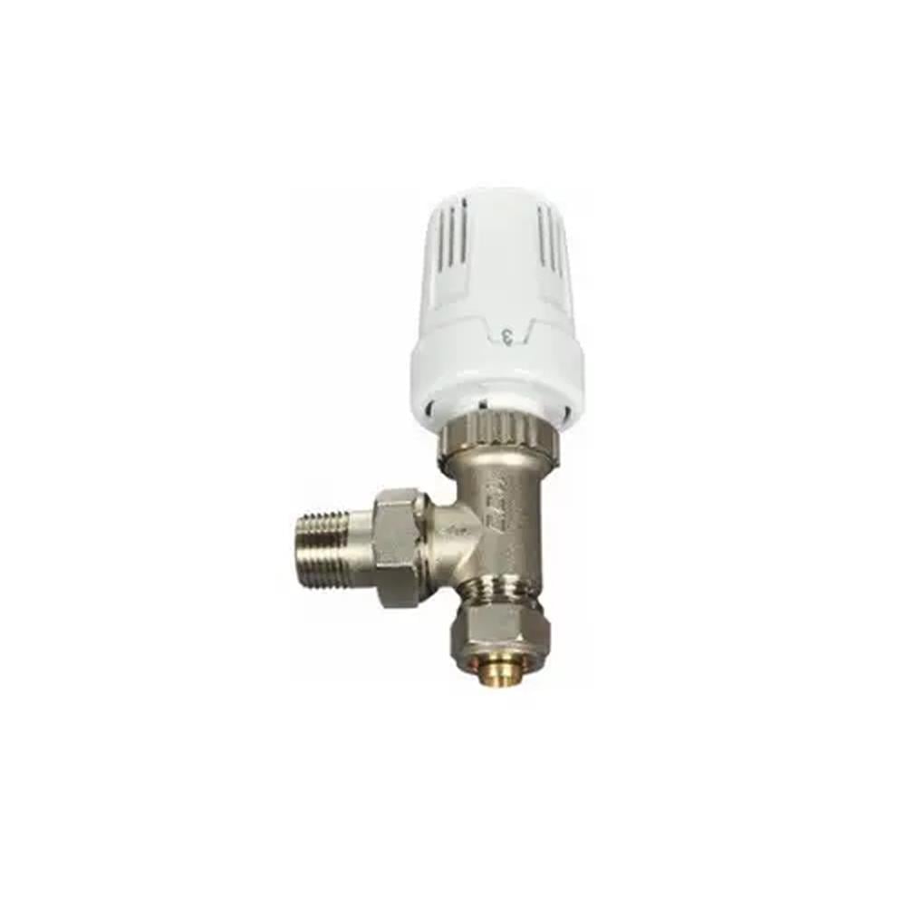 Eca 1/2'' TRV3 Pex Termostatik Köşe Radyatör Vanası 602120549 resmi