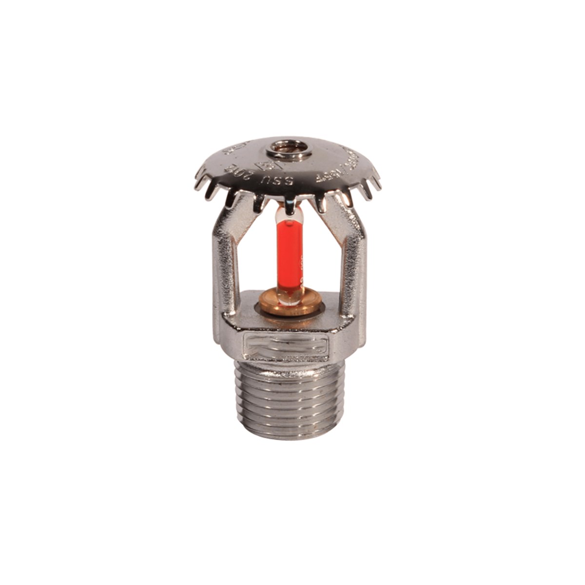 Yangın Sprink Upright (Yukarı Tip) Krom 68C 1/2 resmi
