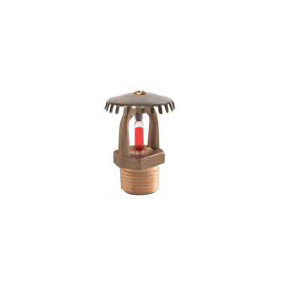 Yangın Sprink Upright (Yukarı Tip) Pirinç 68C 1/2 resmi