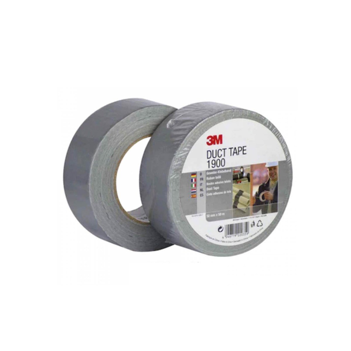 3M Duct Tape 1900 50 m x 50 mm Gri Tamir Bandı resmi