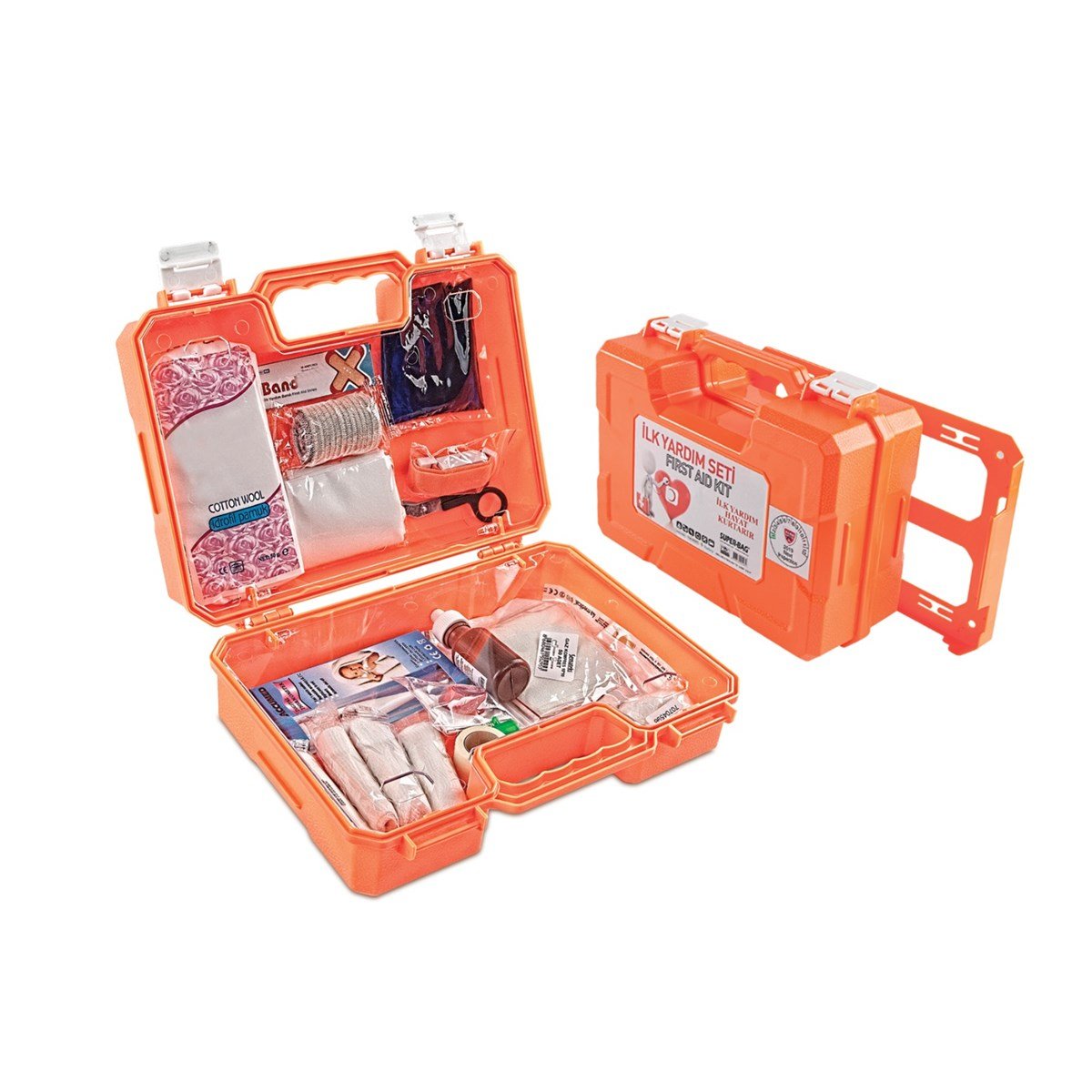 İlk Yardım Çantası (Duvara Monte Aparatlı - Taşınabilir) ASR-5015 resmi