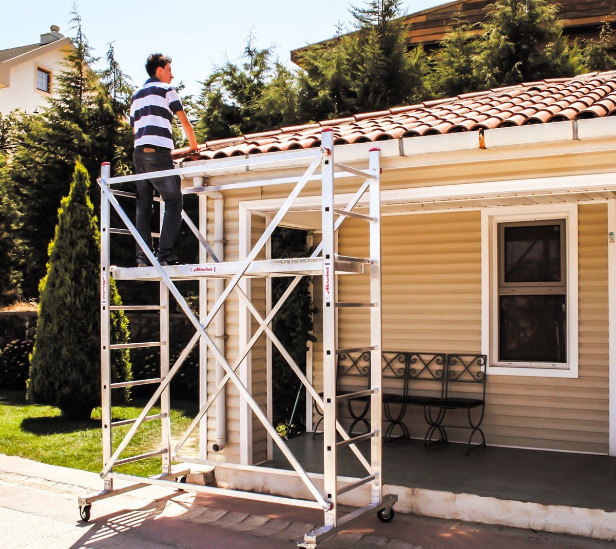 Akrobat 200 Cm Mini İskele (Mağaza Teslim) resmi