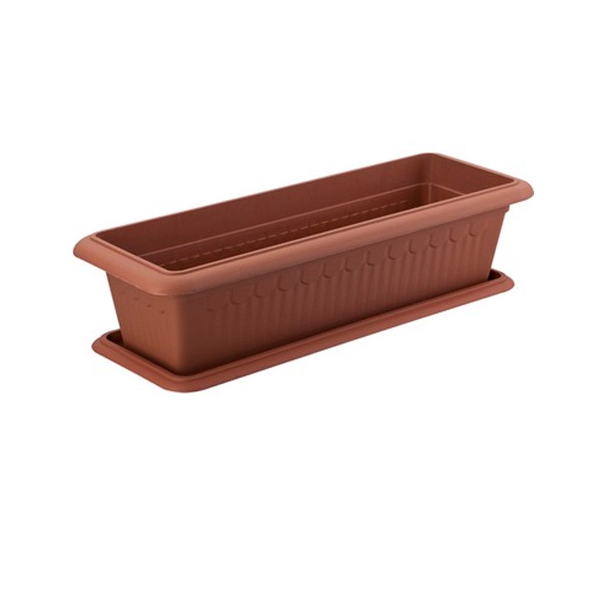 Şenyayla Köşeli Antik Mega Saksı 150 Lt 5795 resmi