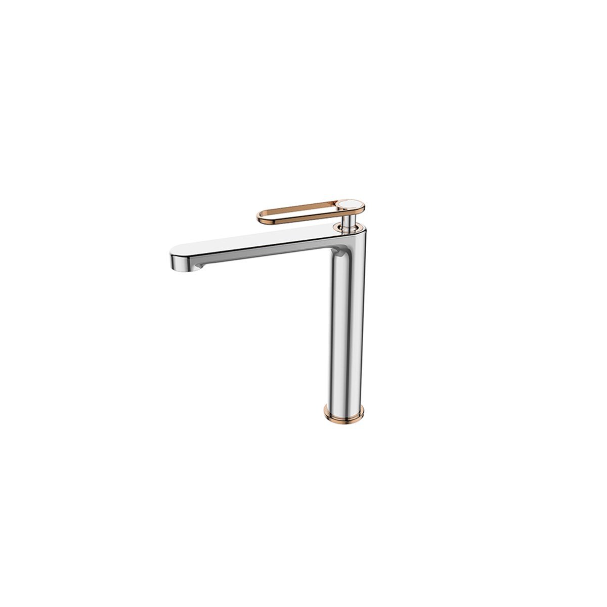 Newarc Zeta Çanak Tipi Lavabo Bataryası Krom-Parlak Bakır 671001 resmi