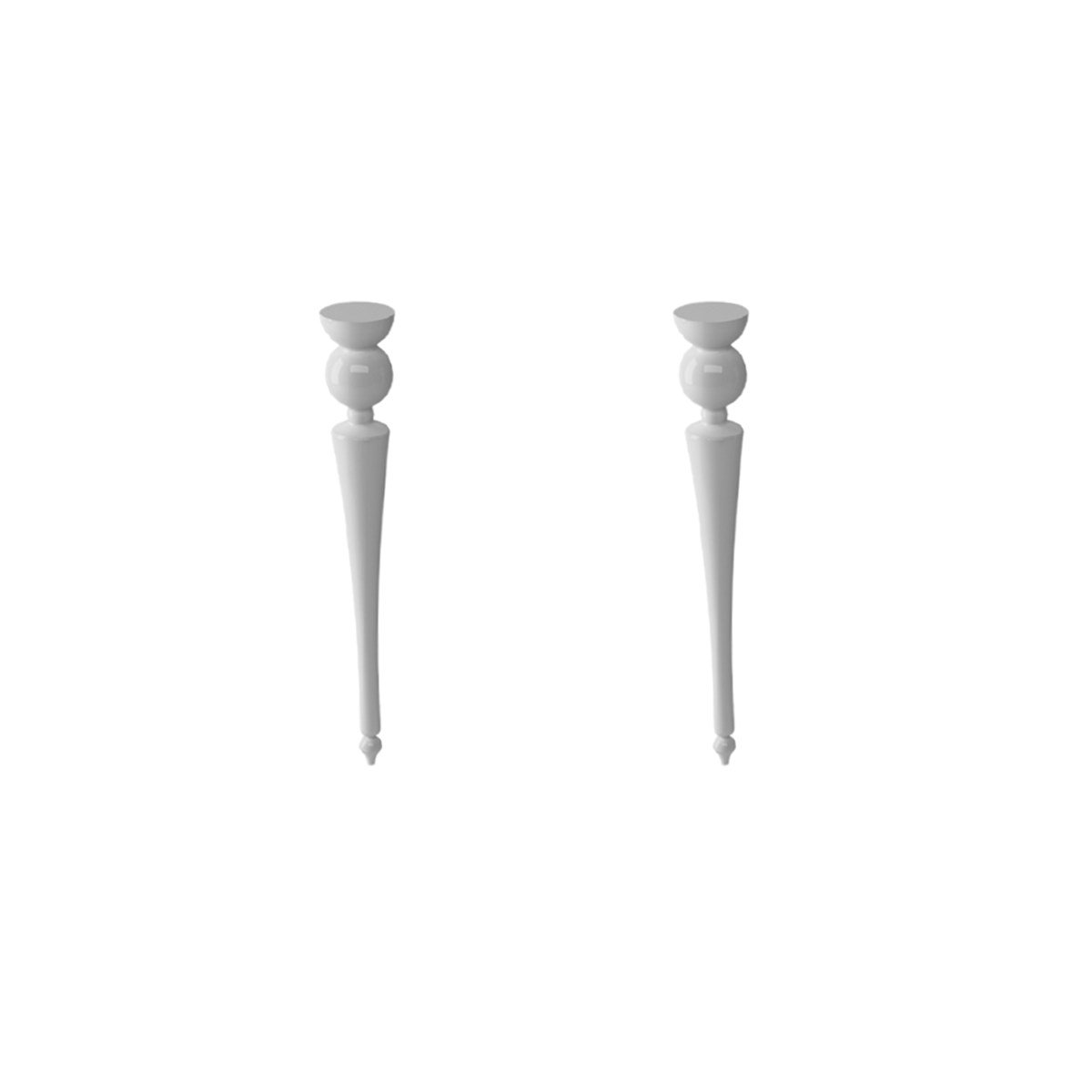 Newarc Antika 2'li Ayak Oval Elt.A011 resmi