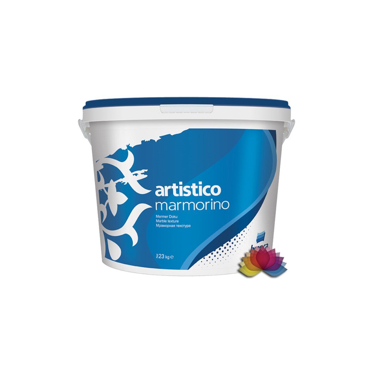 Bianca Artistico Marmorino (Mermer Doku) 3,50 Kg Beyaz resmi