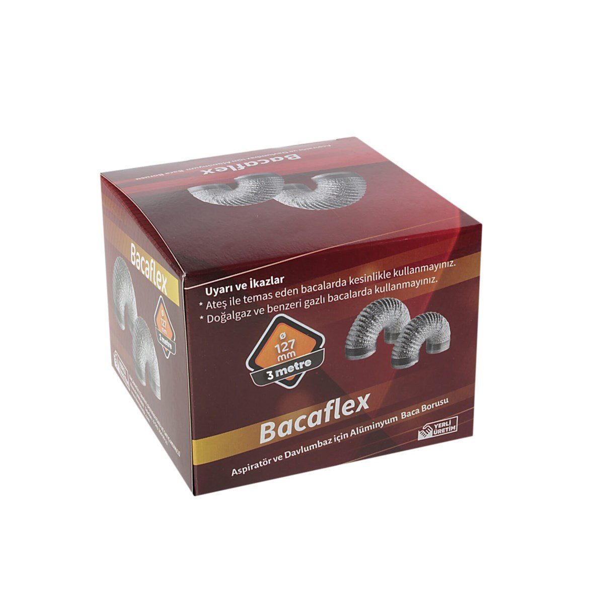 Bacaflex Aspiratör Davlumbaz Borusu 127 Mm 3 Metre resmi