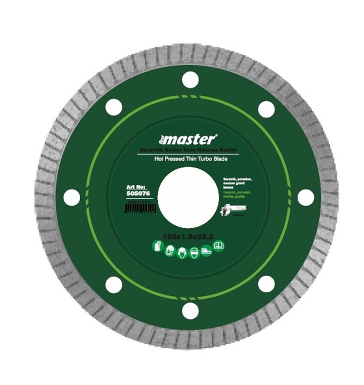 Master Seramik Testeresi 180Mm İnce-Hassas 505076 resmi