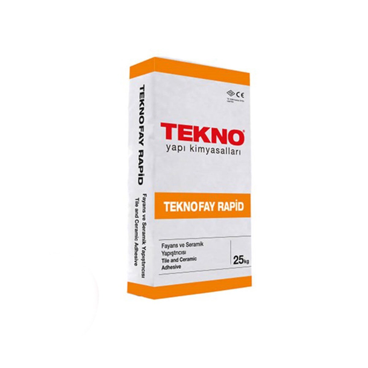 Teknofay Rapid Hızlı Donan Seramik Yapıştırıcı Gri 25Kg resmi