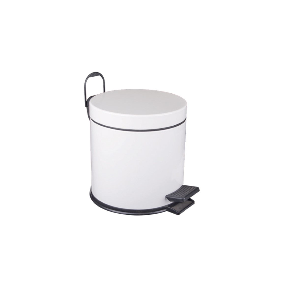 Maxiflow Standart Çöp Kovası Boyalı Beyaz 20 Lt 26002 resmi