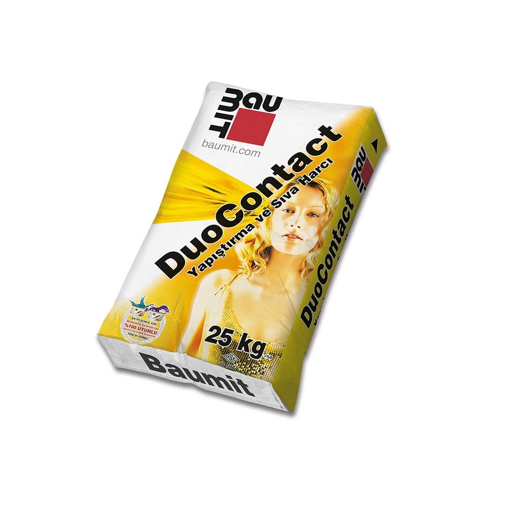 Baumit Duocontact Isı Yalıtım Levhası Yapıştırma Ve Sıva Harcı 25 Kg resmi