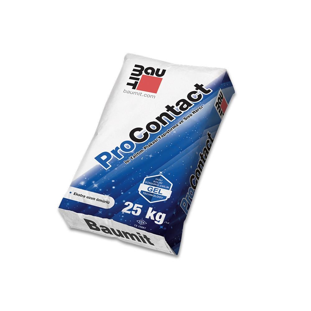 Baumit Procontact Isı Yalıtım Levhası Yapıştırma Ve Sıva Harcı 25 Kg resmi