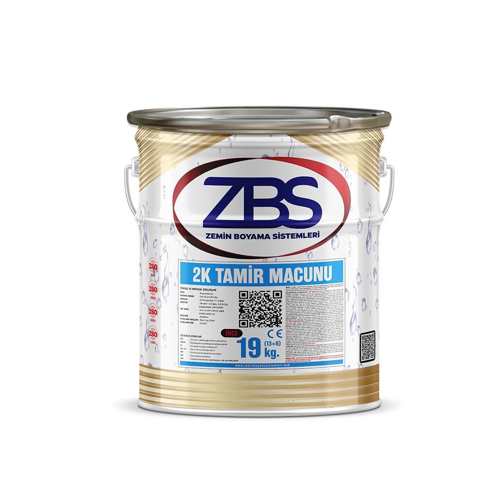 Zbs 2K Zemin Tamir Macunu İnce 13+6 Kg resmi