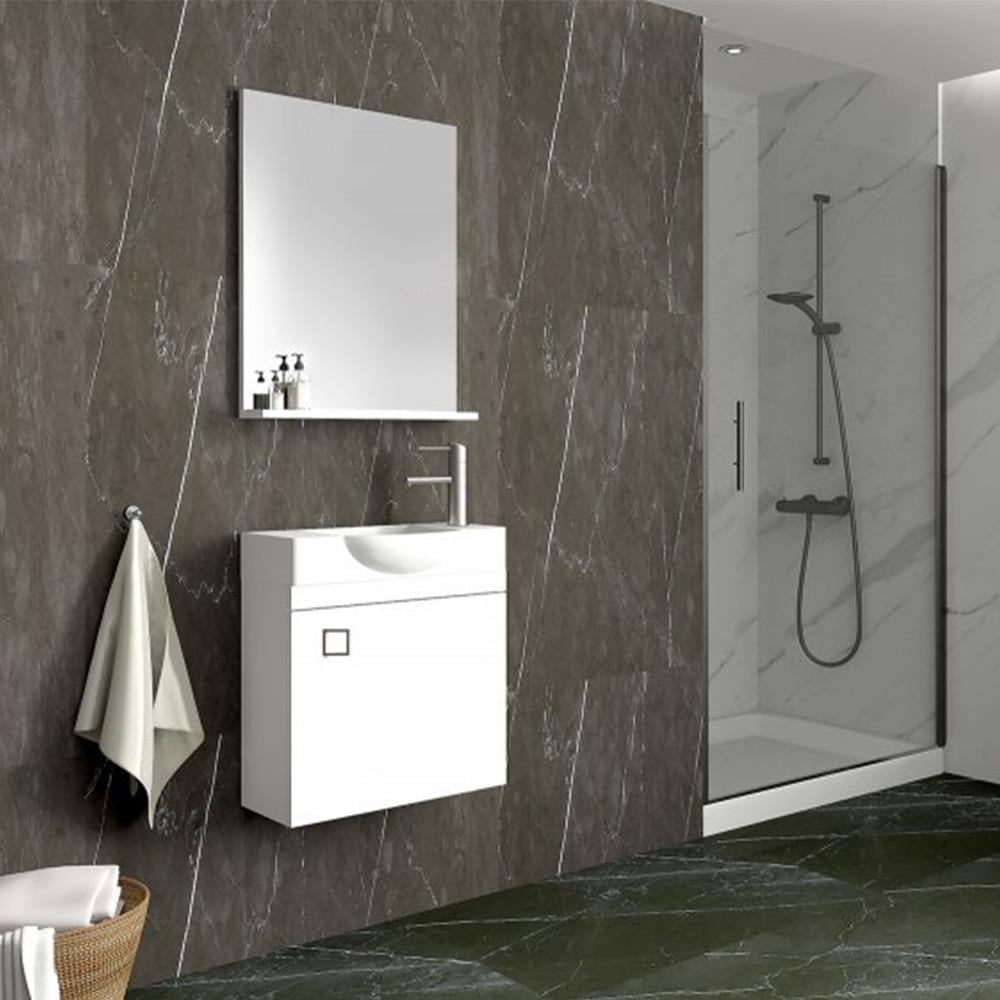 Aquanil Mini 45 Cm Banyo Dolabı - Beyaz resmi