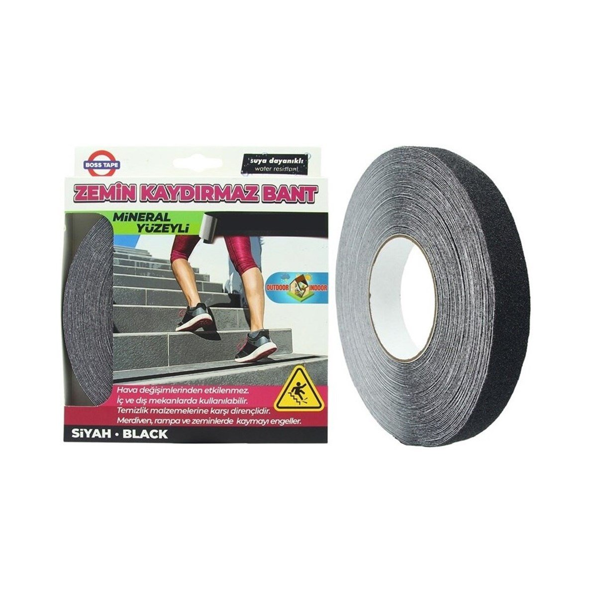 Boss Tape Merdiven Kaydırmaz Bant 25Mmx5Mt resmi