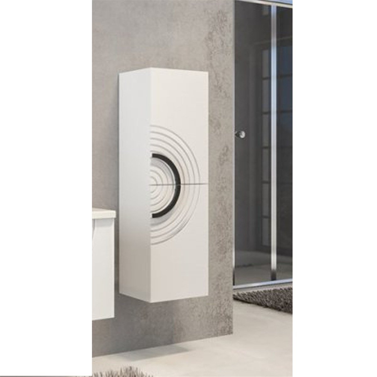 Aquanil Oriz Boy Dolabı - Beyaz resmi