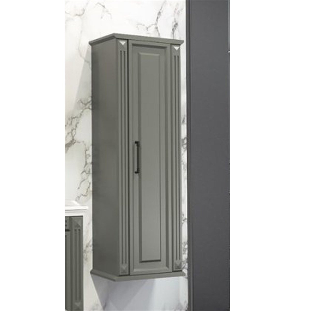 Aquanil Milano Boy Dolabı - Antrasit resmi