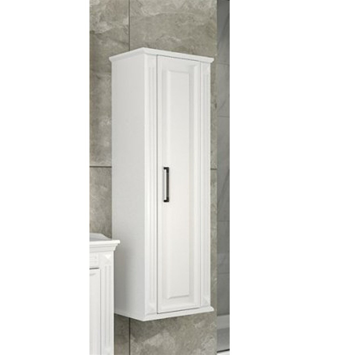 Aquanil Milano Boy Dolabı - Beyaz resmi