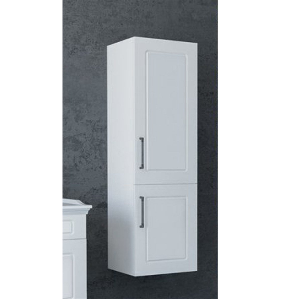 Aquanil Monaco Boy Dolabı - Beyaz resmi