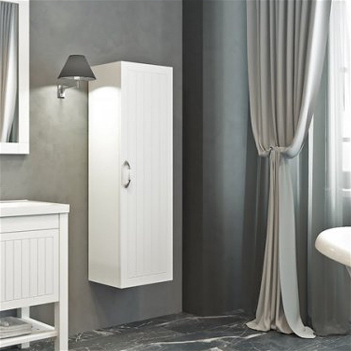 Aquanil Helen Boy Dolabı - Beyaz resmi