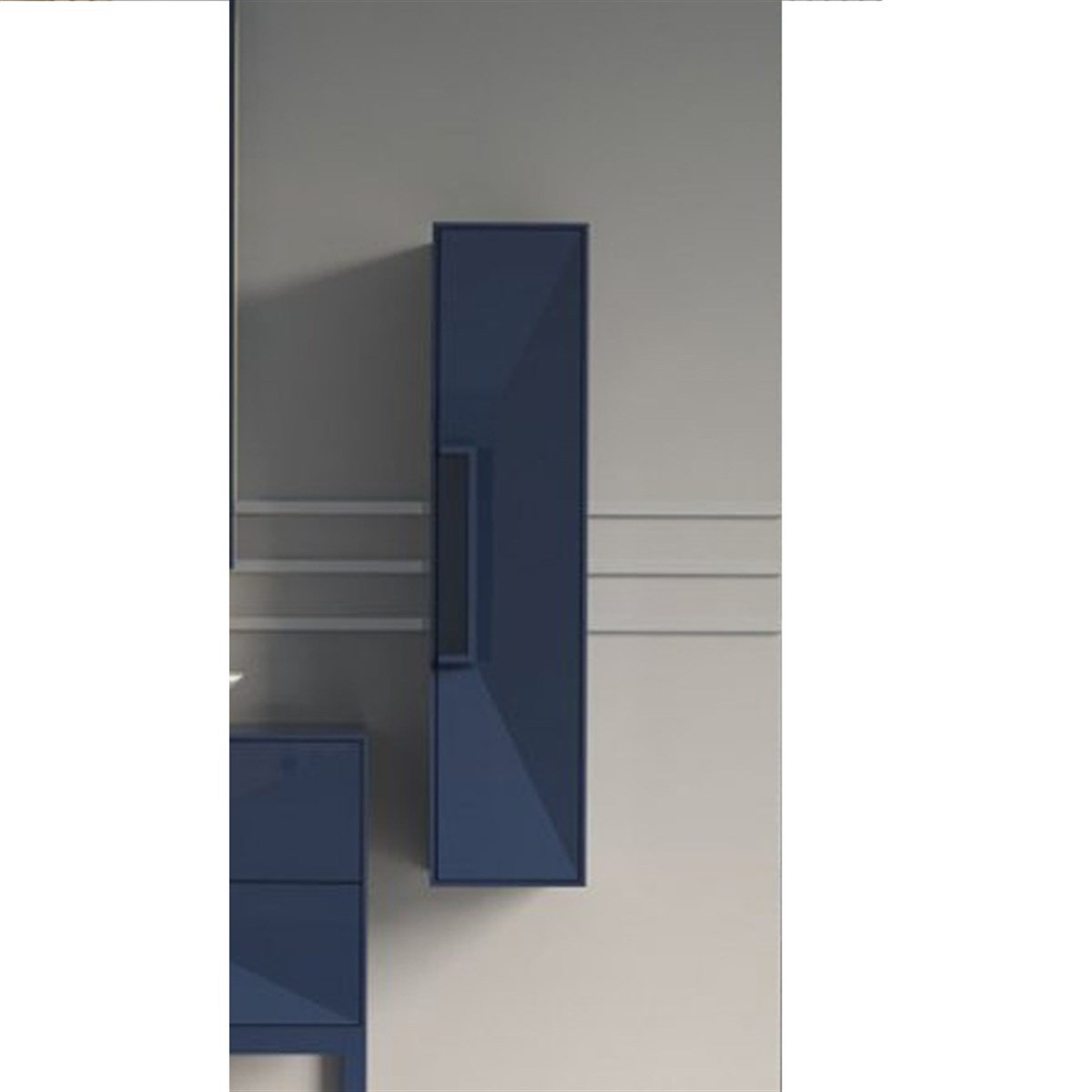 Aquanil Omente Boy Dolabı - Lacivert resmi